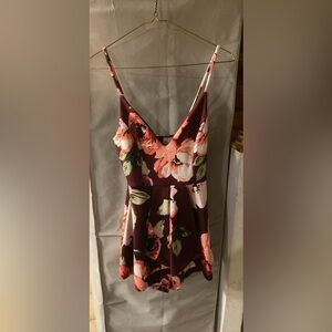 Floral Jumpsuit - Size small